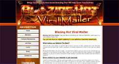 Desktop Screenshot of blazinghotviralmailer.com